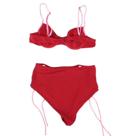 LOVERS & FRIENDS Lace up bikini sz M swimsuit - Picture 5 of 10